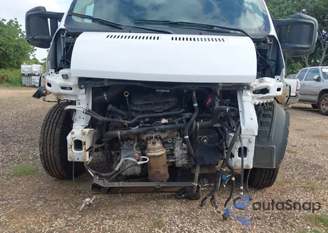 2021 Ram Promaster 2500 High Roof 159 Wb из США, поврежденный, VIN 3C6LRVDG8ME554950